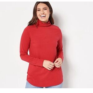 Chic Red Turtleneck Sweater